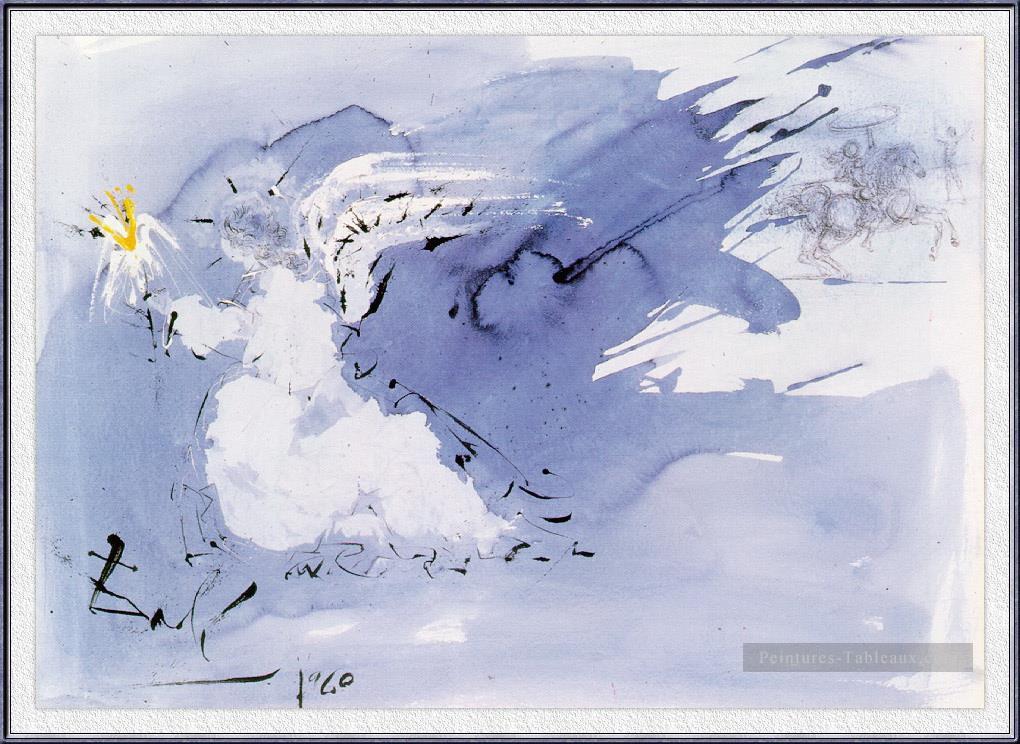 Ange de lumière Salvador Dali Peintures à l'huile